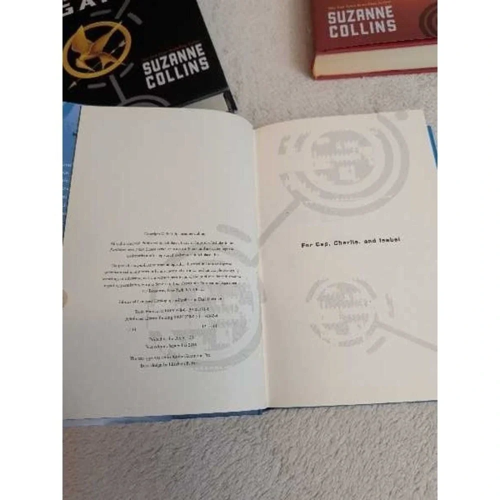 Suzanne Collins The Hunger Games Trilogy Set First Edition Hardcover Books 1 2 3